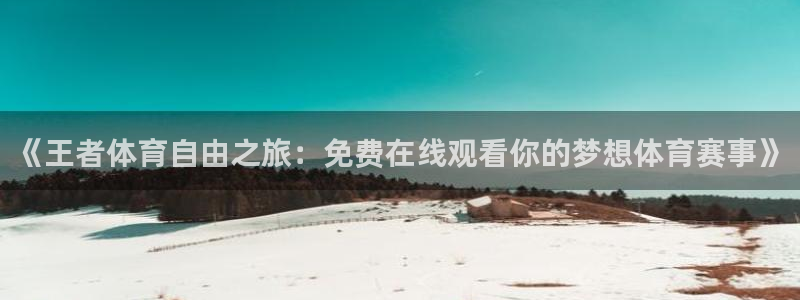 视频直播世界杯：《王者体育自由之旅：免费在线观看你的梦想体育赛事》
